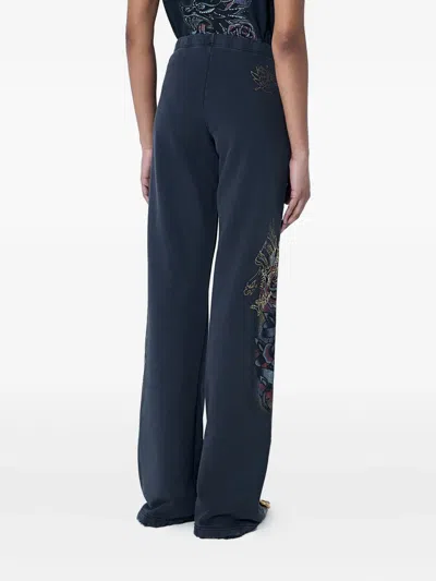 Balenciaga Tacky Logo-motif Flared Track Pants