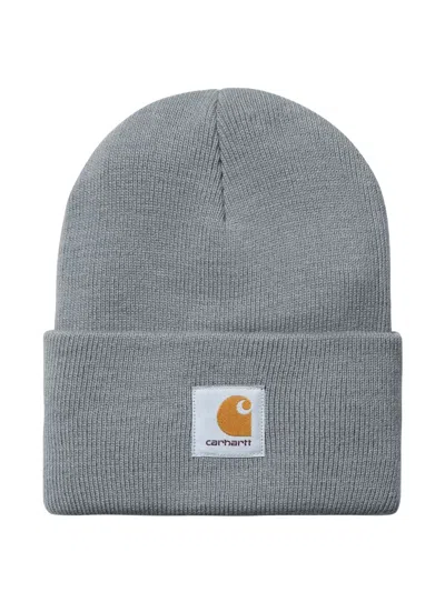 Carhartt Ribbed Knit Watch Hat In Gray