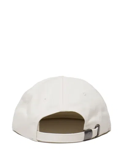 Carhartt Signature Logo-embroidery Flat-visor Cap In White