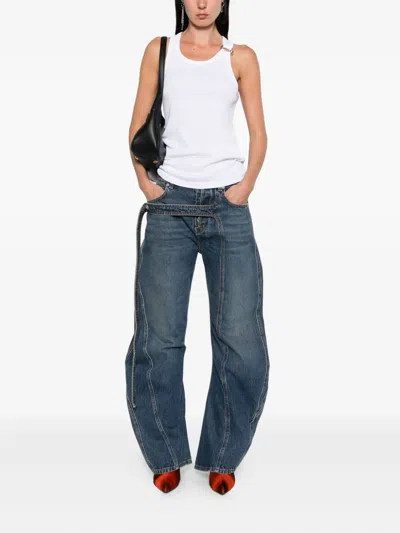 Jean Paul Gaultier Cotton Tank Top In White