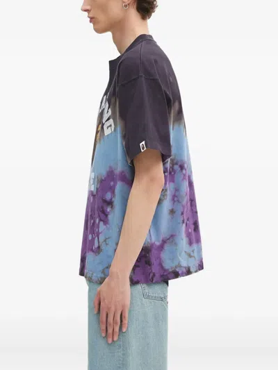A Bathing Ape Men S Tie-dye College T-shirt In Multi