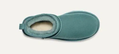 Ugg "classic Ultra Mini" Ankle Boots In Green