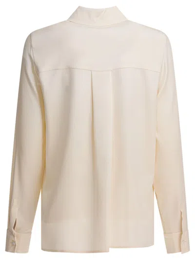 Max Mara White Elastane Shirt In Neutral