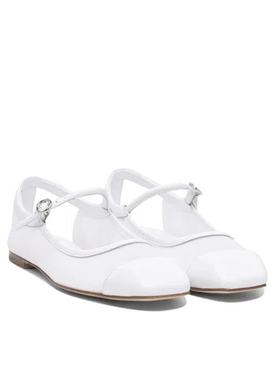 Aeyde "uma Eyelet" Mary Jane Bellet Flats