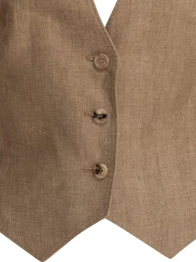Max Mara Linen Botavia Vest