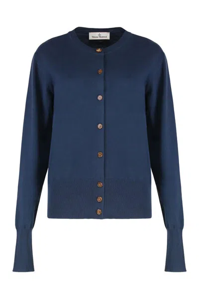 Vivienne Westwood Bea Cardigan In Blue