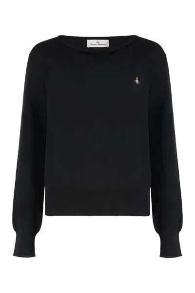 Vivienne Westwood Cotton-blend Sweater In Black