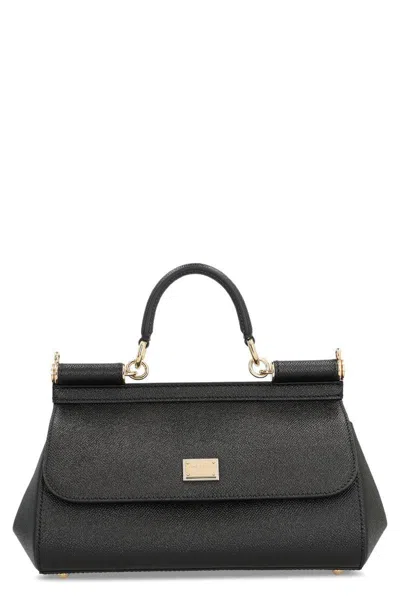 Dolce & Gabbana Sicily Medium Leather Handbag