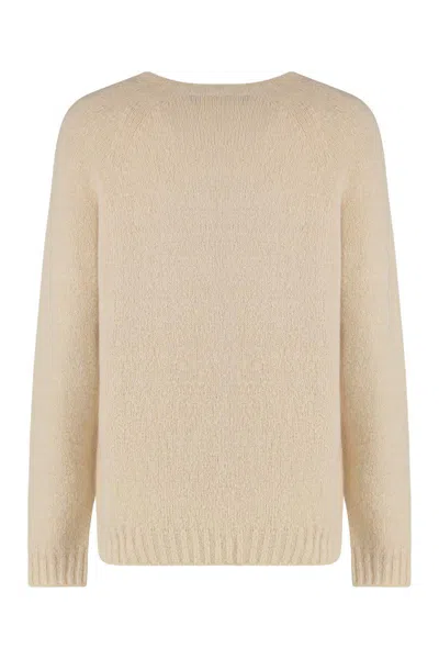 Weekend Max Mara Ghiacci Alpaca Blend Sweater In Neutral