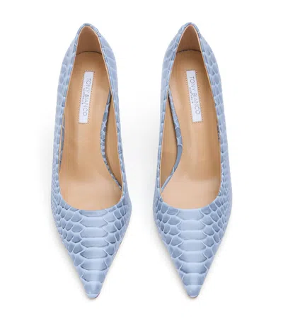 Tony Bianco Niki Denim Python