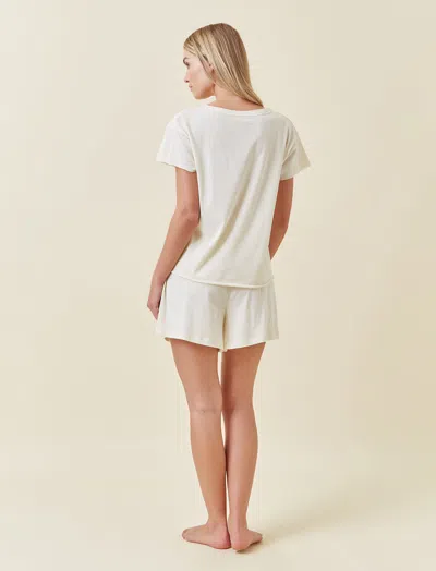 Papinelle Jada Organic Cotton Knit Boxy Tee