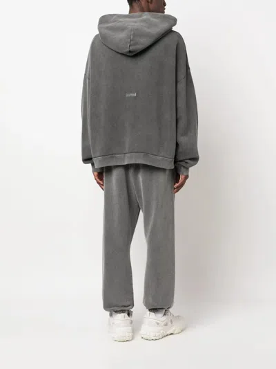 Acne Studios Man Black Sweatshirts In Gray