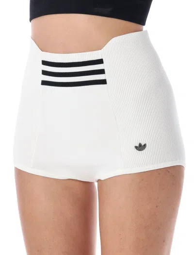 Adidas Originals High-rise Ribbed Boy Shorts