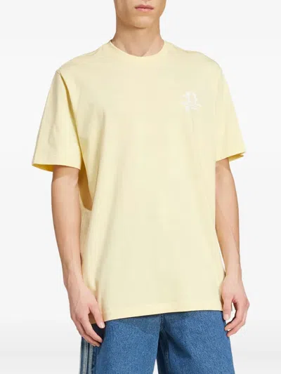 Adidas Originals Graphic Tshirt In Neutral
