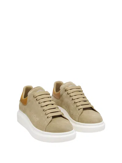 Alexander Mcqueen Leather Upper And Rubber Sole Sneaker In Brown