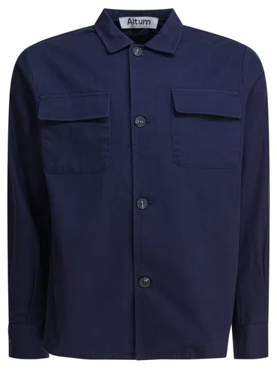 Altum Jacket Shirt With Pockets In Blue