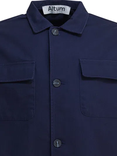Altum Jacket Shirt With Pockets In Blue