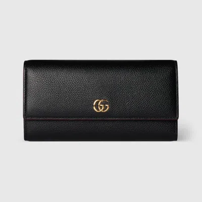 Gucci Bi-color Gg Marmont Continental Wallet