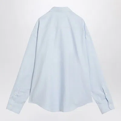 Ami Alexandre Mattiussi Ami Paris Ami De Coeur Light Blue Shirt