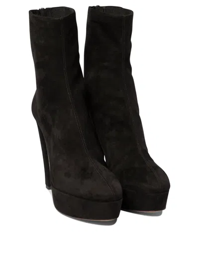 Aquazzura Saint Honore 120 Platform Suede Boots