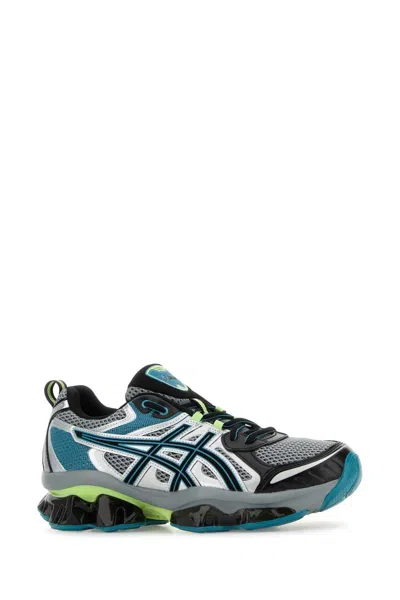 Asics Multicolor Mesh And Rubber Gel Quantum Kinetic Sneakers