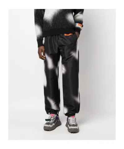 Heron Preston Logo Patch Track Pants In Black