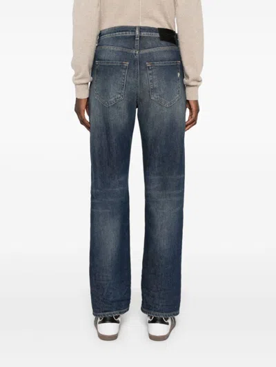 Dondup Embossed Patch Denim Jeans
