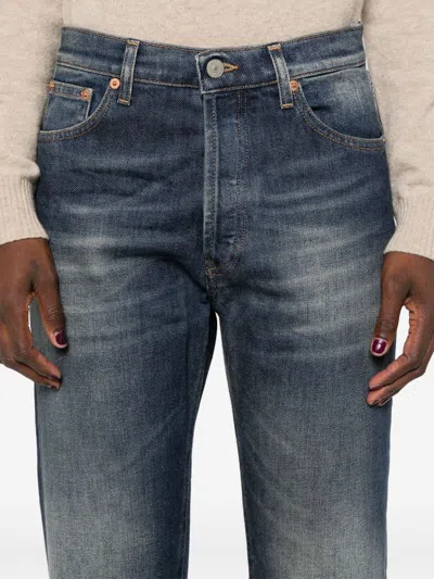 Dondup Embossed Patch Denim Jeans
