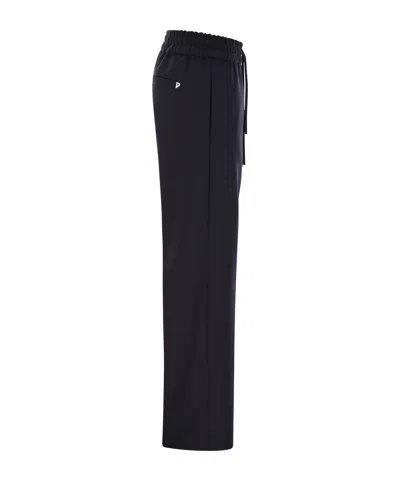 Dondup Marisol Drawstring-waist Track Pants In Black