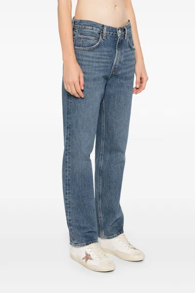 Agolde Kelly Ultrahigh Waist Straight Leg Jeans