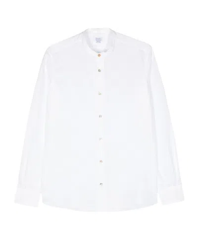 Mazzarelli Long Sleeve Shirt In White