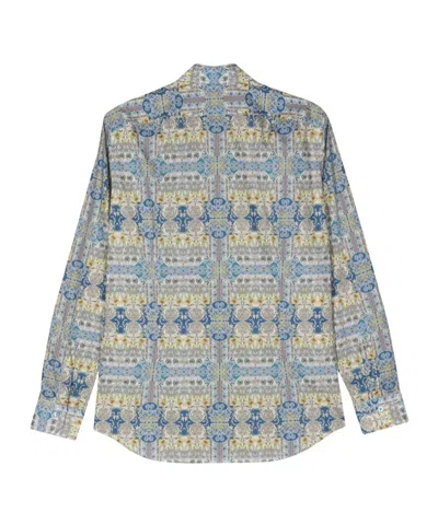 Mazzarelli Cotton Shirts In Multi