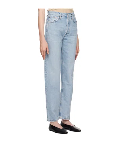 Agolde Pinch Waist Kick Jeans In Blue