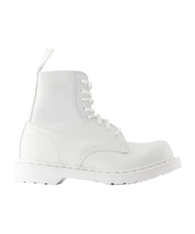 Mm6 Maison Margiela X Dr. Martens 1460 8-eye No Steel Toe Womens White
