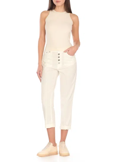 Dondup Koons Gioiello Jeans In White