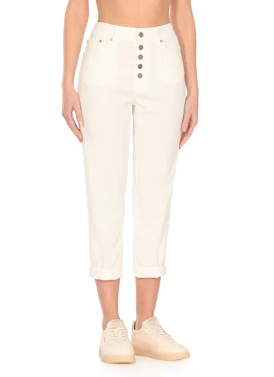 Dondup Koons Gioiello Jeans In White