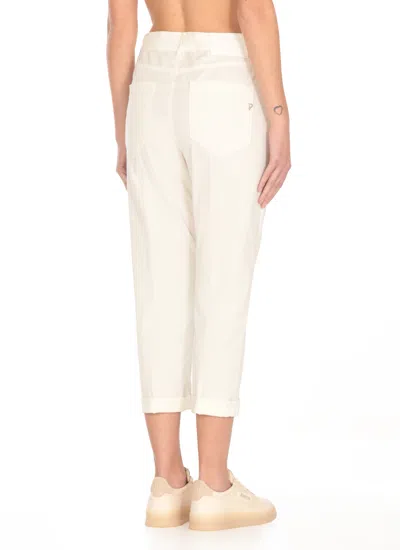 Dondup Koons Gioiello Jeans In White