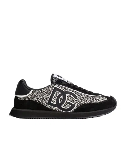 Dolce & Gabbana Dolce&gabbana Men Dg Cushion Sneakers In Black