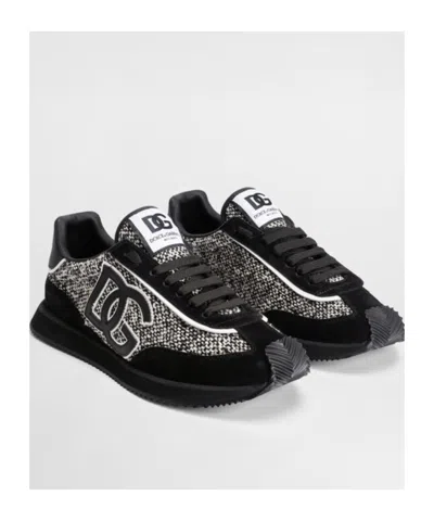 Dolce & Gabbana Dolce&gabbana Men Dg Cushion Sneakers In Black