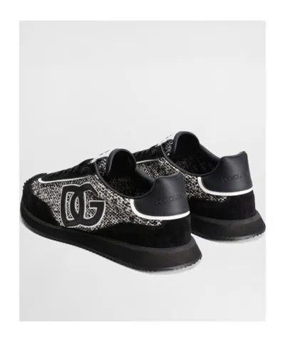 Dolce & Gabbana Dolce&gabbana Men Dg Cushion Sneakers In Black