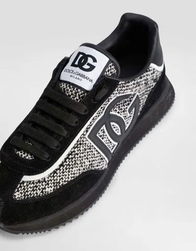 Dolce & Gabbana Dolce&gabbana Men Dg Cushion Sneakers In Black