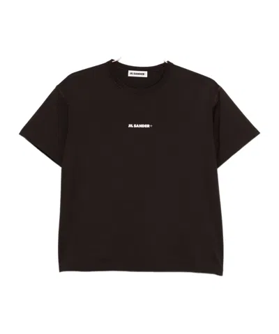 Jil Sander Dark Brown Short Sleeve T-shirt In Brown