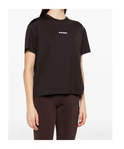 Jil Sander Dark Brown Short Sleeve T-shirt In Brown