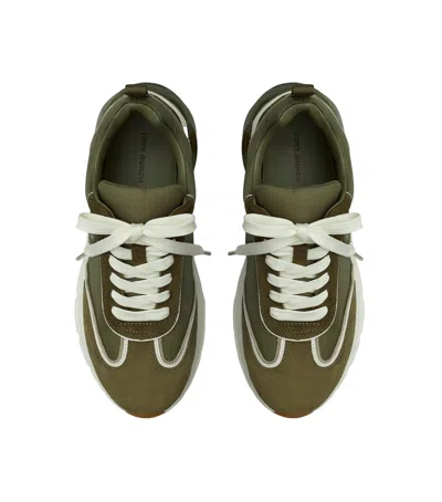 Tory Burch Good Luck Sneakers Contrast Stitching In Green