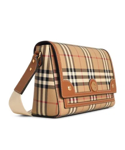 Burberry Check Medium Note Bag