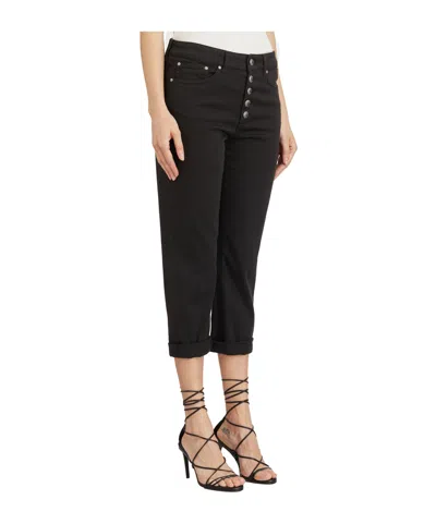 Dondup Black Nima Trousers In Black