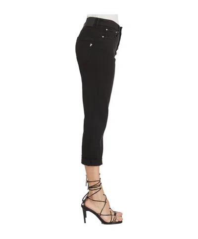 Dondup Black Nima Trousers In Black