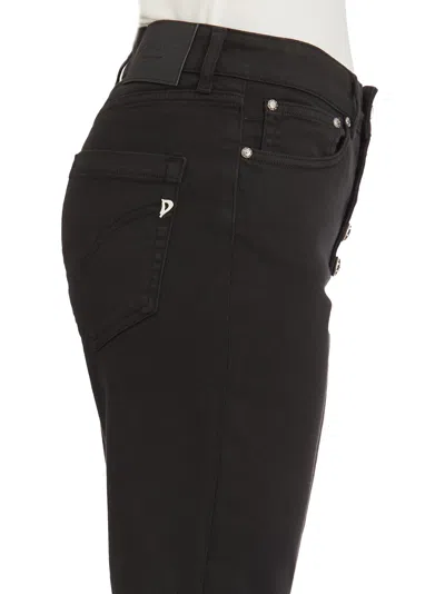 Dondup Black Nima Trousers In Black