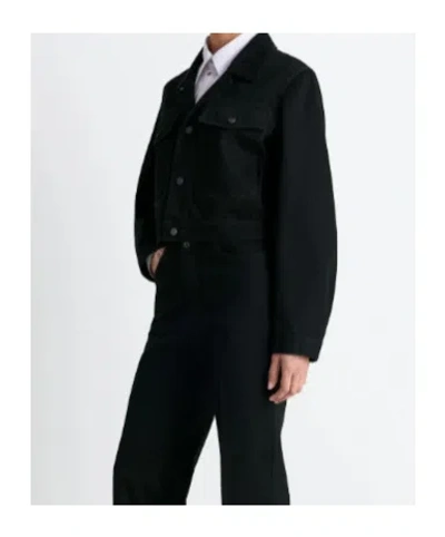 Lemaire Button-fastening Flap-pocket Jacket In Black