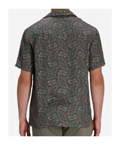 Drôle De Monsieur Paisley-print Short-sleeve Shirt In Multi